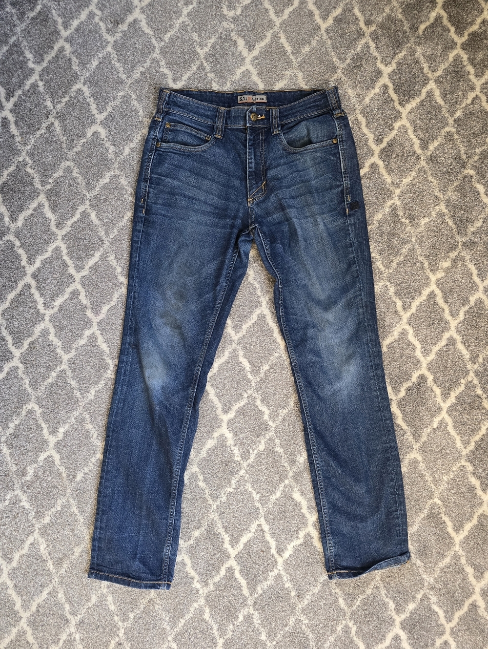 5.11 Tactical Men's Dark Blue Slim Straight Jeans 30x32